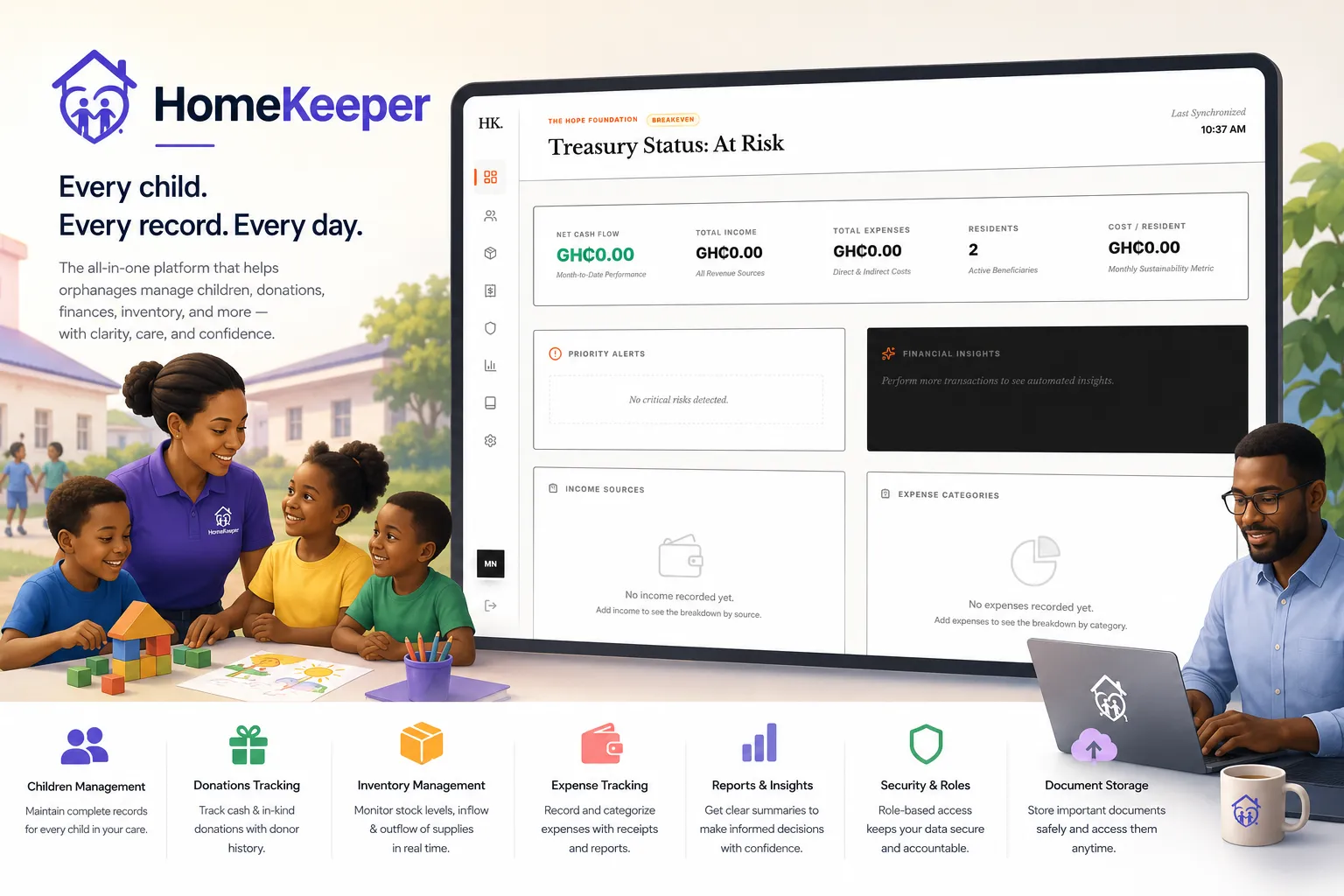 HomeKeeper Illustration